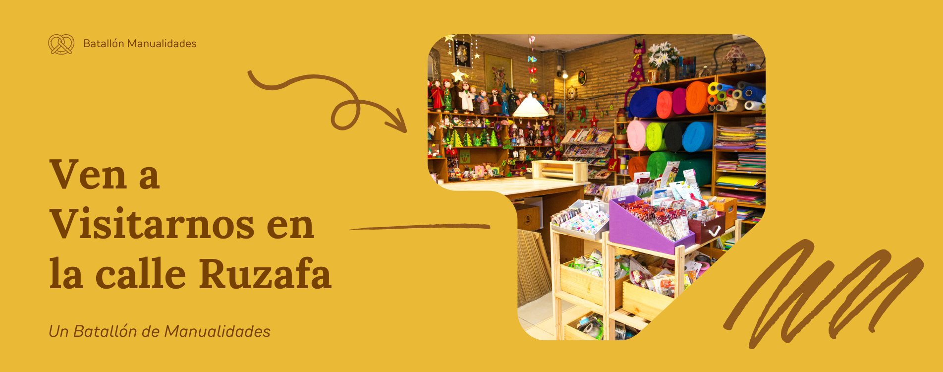 Ven a vernos a la Tienda de Manualidades Batallón en Valencia